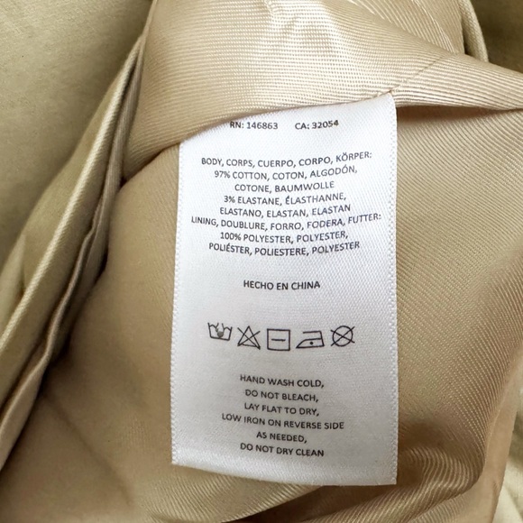 NWT Anthropologie Mare Mare Trench Coat Dress Beige Neutral - Picture 6 of 8